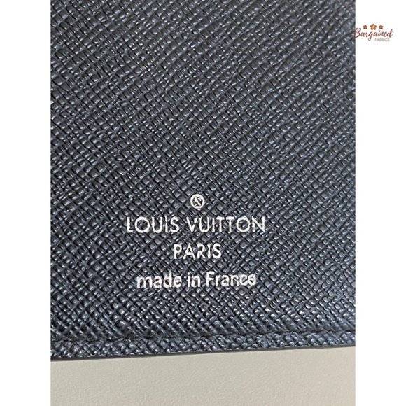 Authentic Louis Vuitton Damier Graphite Coated Canvas Leather Brazza Wallet 2012 - Picture 8 of 12